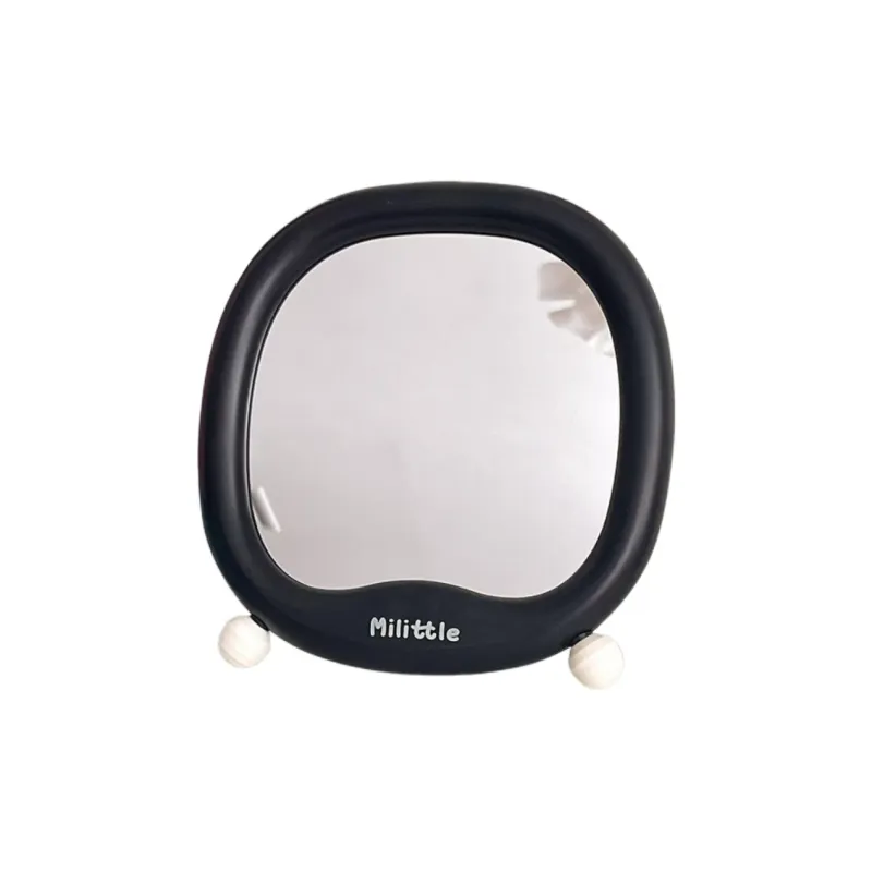 XIBI Little Tail Mirror Makeup Mirror Good Looking Desktop Stand Small Home Use Dormitory Office-6