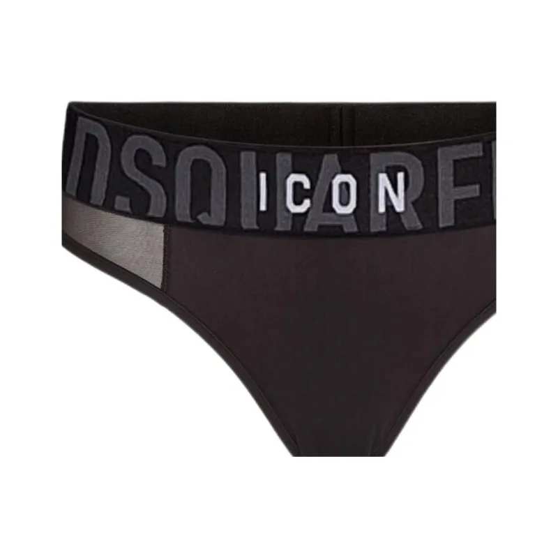 DSQUARED 2 Icon Mesh panel Thong-2