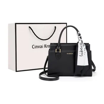 Simvay Clos Cow Leather With Synthetic Leather Crossbody Bag Handbag Tote Mom Bag Medium Size Women's Burgundy/Ecru