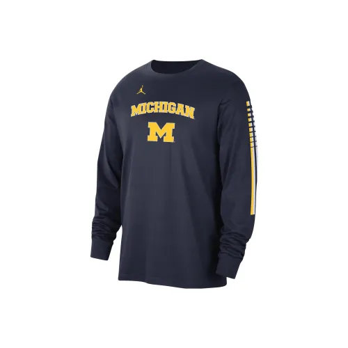 JORDAN Michigan Men's JORDAN College Long-Sleeve T-Shirt