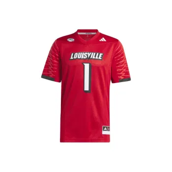 Adidas Free Shipping With AdiClub Louisville Football Home Jersey