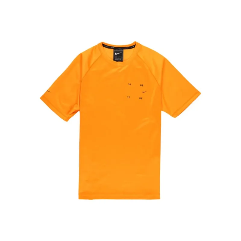 Nike T Shirts Men Orange-0