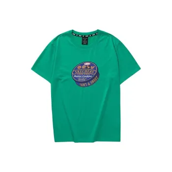 Skechers Colorful T Shirts Unisex Leaf Green