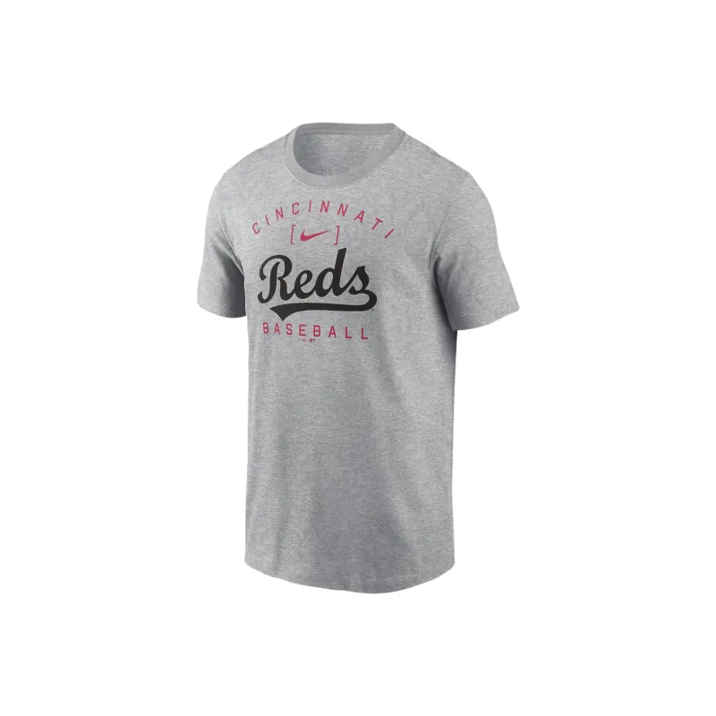 Nike Cincinnati Reds Home Team Athletic Arch T-Shirt Men's Gray-0