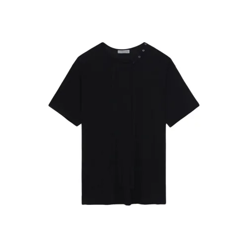 Yohji Yamamoto Pour Homme 블랙 남성 티셔츠