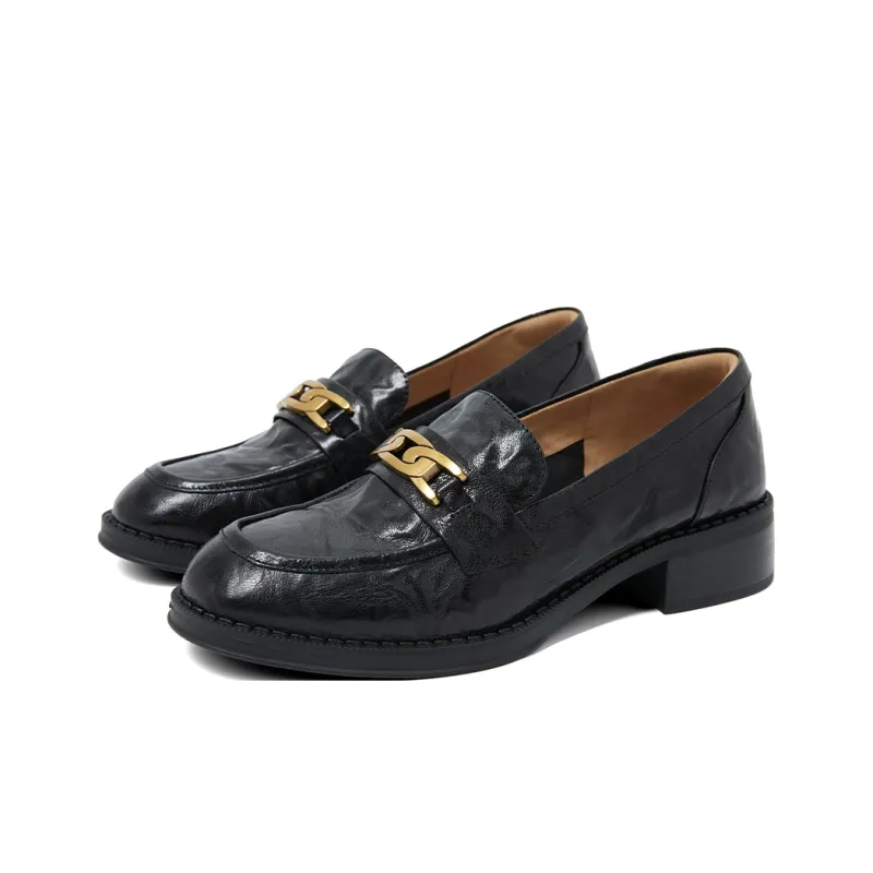 PT'SON Loafers Women's Truffle Black-2