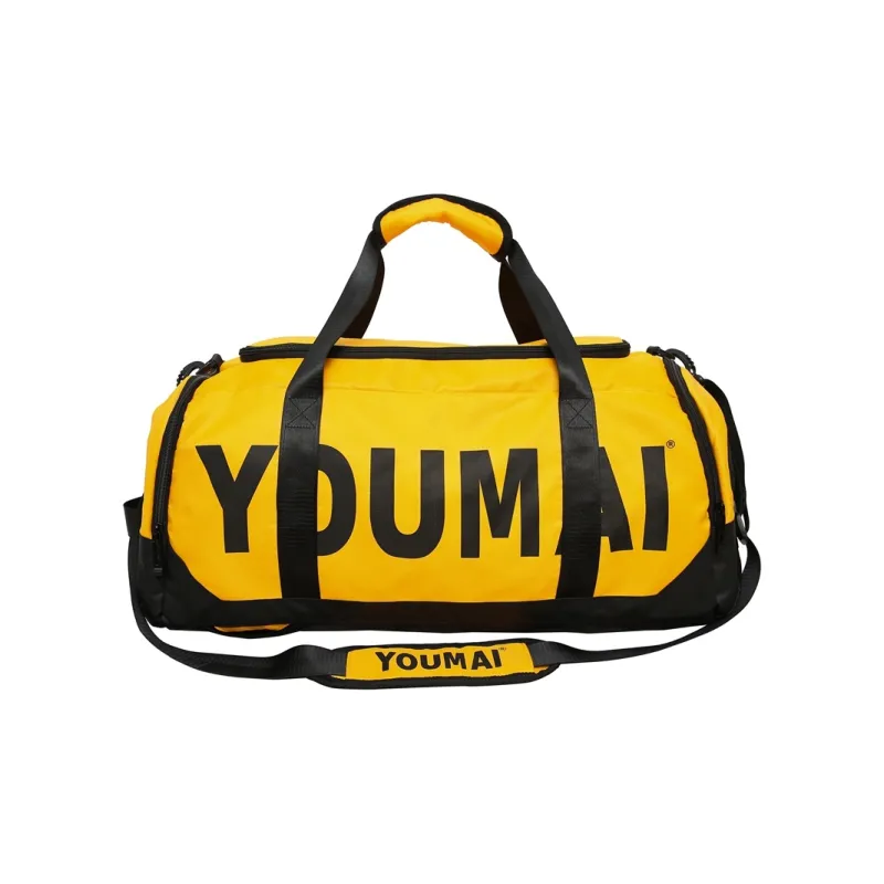 Deli Bear Nylon Gym Bag Unisex Black/Pink/Khaki/Red/Yellow-17