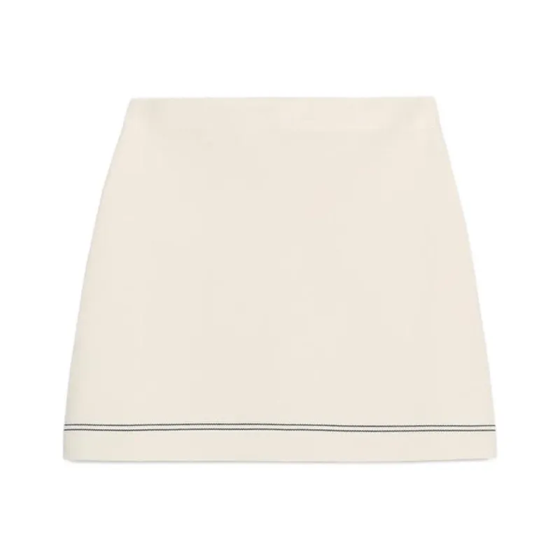 ZARA Casual Short Skirts Women's White-1