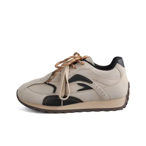 ABCYLM Cushioning, Slip Resistant, Lightweight Low Top Casual Shoes Women's Greige