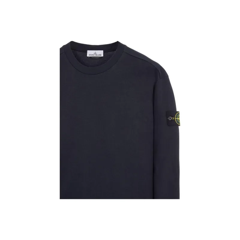STONE ISLAND Logo-patch Cotton Sweatshirt-1