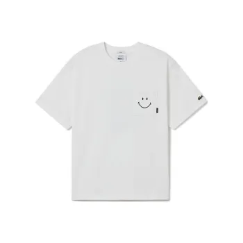 LACOSTE Regular T Shirt Unisex Ecru