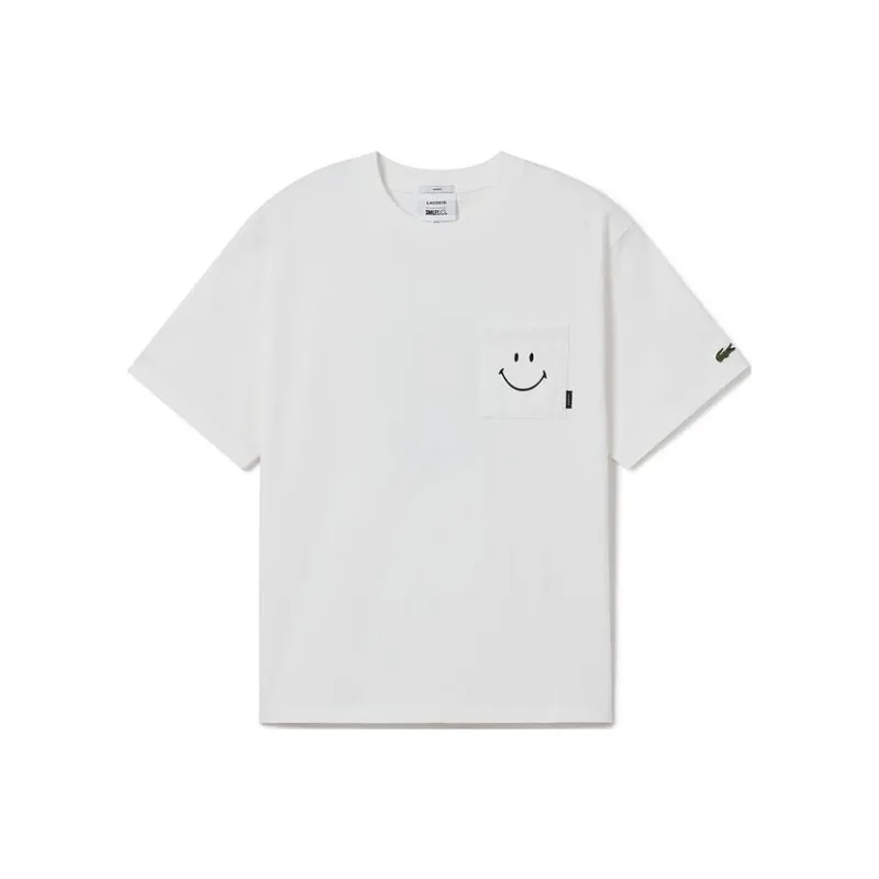 LACOSTE Regular T Shirt Unisex Ecru-0