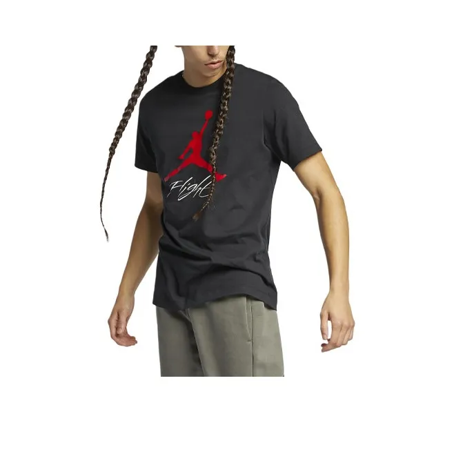 Jordan Jumpman Flight T Shirt Men's Black Red-0