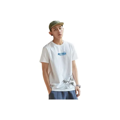 Tonlion T-Shirt Men's Raw White