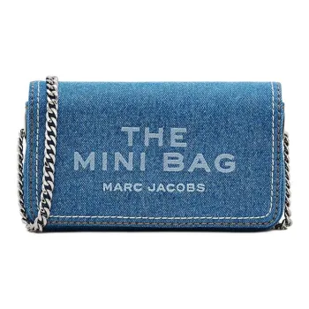 MARC JACOBS Denim Crossbody Bag Mini Women's Light Washed