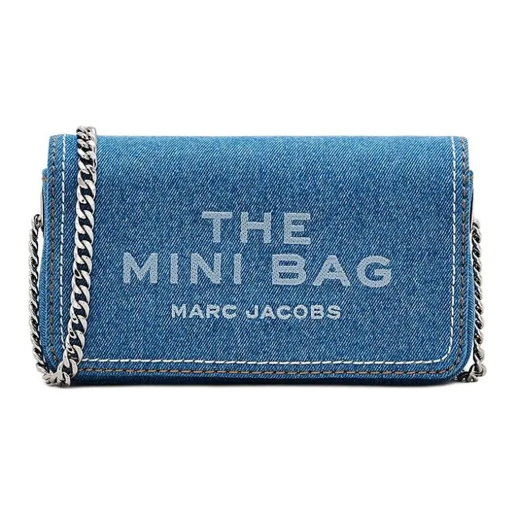 MARC JACOBS Denim Crossbody Bag Mini Women's Light Washed-0