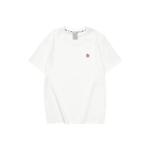 Skechers Colorful T Shirt Unisex Marshmallow White