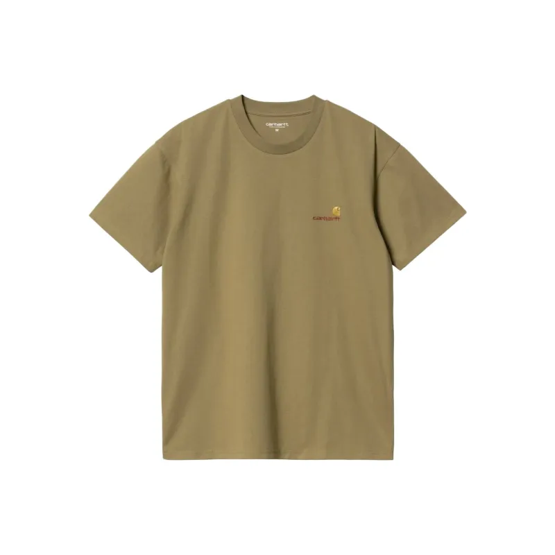 Carhartt WIP American Script T Shirt T Shirt Men's Green-0