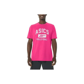 Asics Volleyball Graphic Tee T-Shirt Unisex Pink