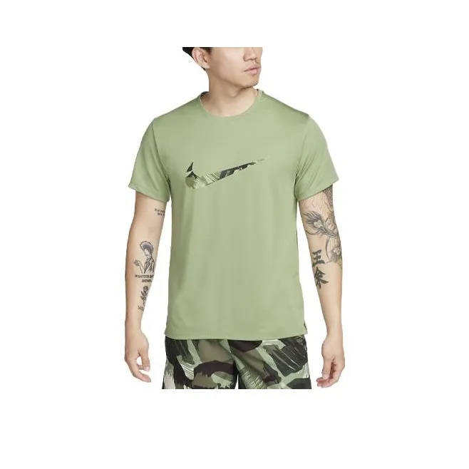 Nike Miler T Shirt Men's Oil Green-0