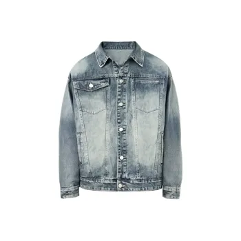 WIIPSOLID Denim Jacket Unisex Vintage Blue