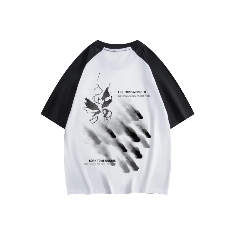 LIGHTNING MONSTER Raglan Sleeve T Shirt Unisex-0