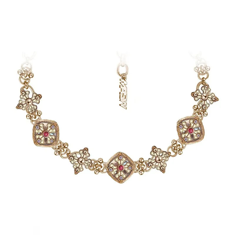 Masw Copper Alloy Necklaces Women's-2