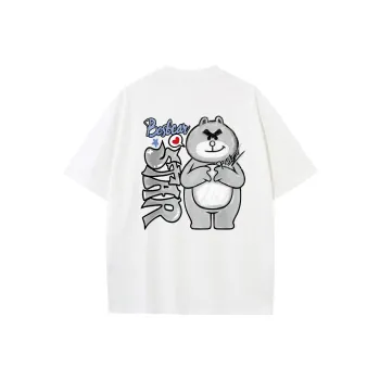 BOS BEAR T Shirts Unisex White