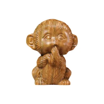 Finger Carpenter Green Sandalwood Wooden Ornaments Unisex