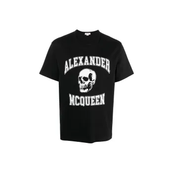 Alexander McQueen Graphic Printed Crewneck T Shirt