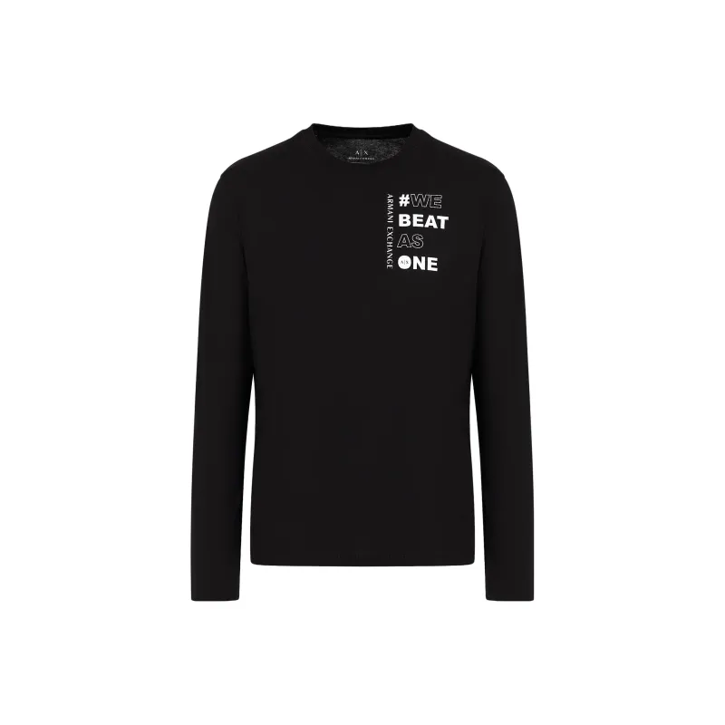 EMPORIO ARMANI Sustainability Values T Shirt T Shirt Men's Black-0