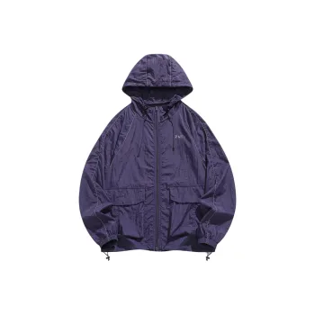 ZNTN Breathable UV Protection Sun Protection Clothing Unisex Flare Night Purple