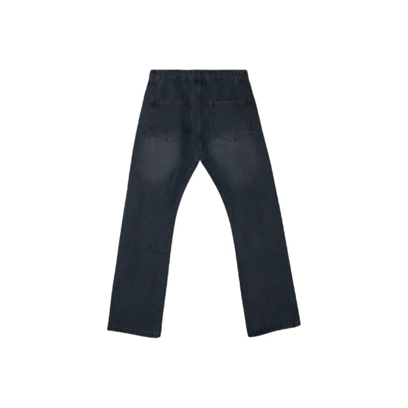 Menglaini Jeans Unisex Dark Blue-1