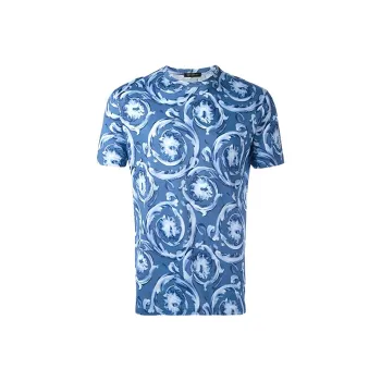 VERSACE T Shirts Men Blue