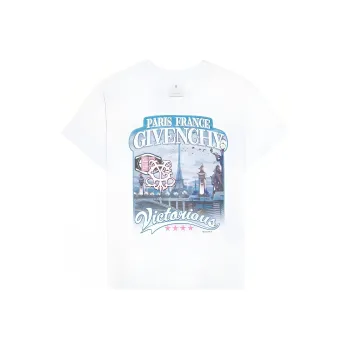 Givenchy Graphic Printed Crewneck T Shirt