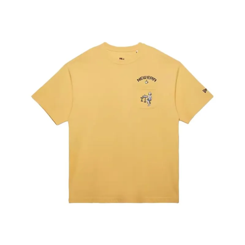 New Era T Shirts Unisex Yellow-0