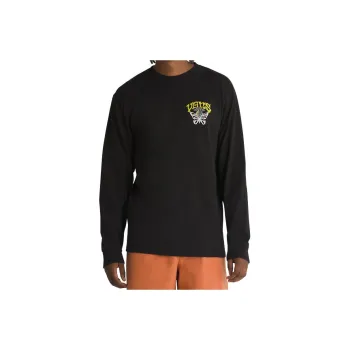 Vans Skull Saucer Long Sleeve T-Shirt T-Shirt Men's Black