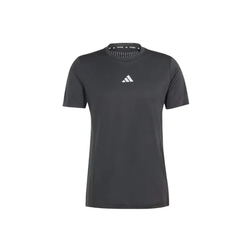 Adidas black T Shirts Men Black