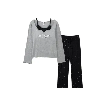 Sleeping Beauty Pajama Set Women's Gray