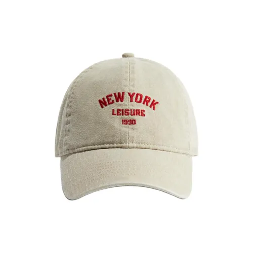 H&M Cotton Baseball Caps Women's Beige