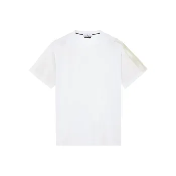 STONE ISLAND Logo Printed Crewneck T Shirt
