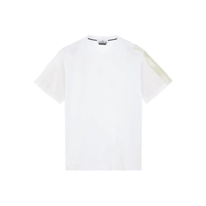 STONE ISLAND Logo Printed Crewneck T Shirt-0