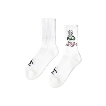 PENGUIN Mid Calf Socks Unisex 1 Pack White