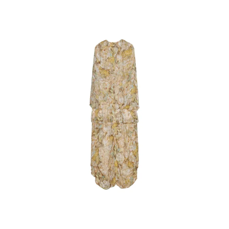 ZARA ZW Series Long Sleeved Dress Women's Multicolor-1