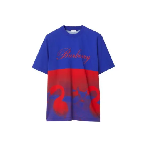 Burberry Swan Printed Two Toned T Shirt