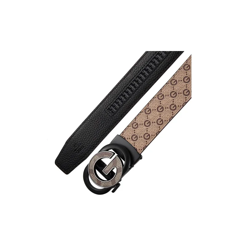 JONNY MOORE Top Grain Cow Leather Belts Men's 3.5CM-6