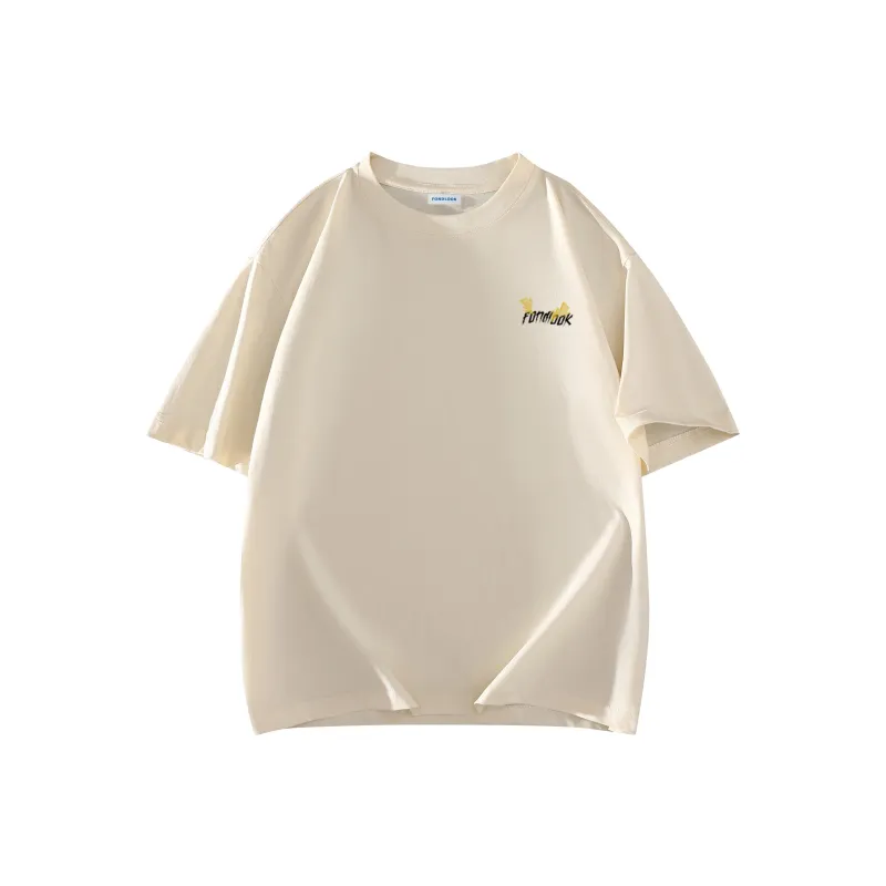 FONDLOOK T Shirt Unisex White Heather Gray-11