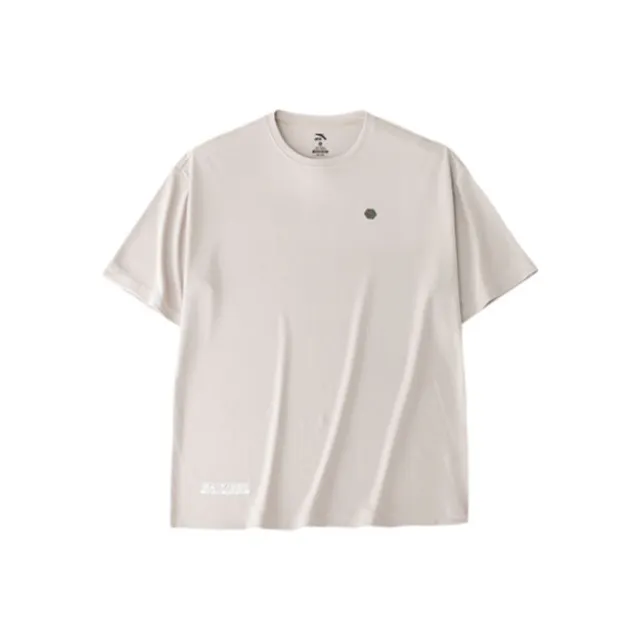 Anta Variety Training Collection Drop Shoulder Sleeve T Shirt Men's Shade 2 Gray-0