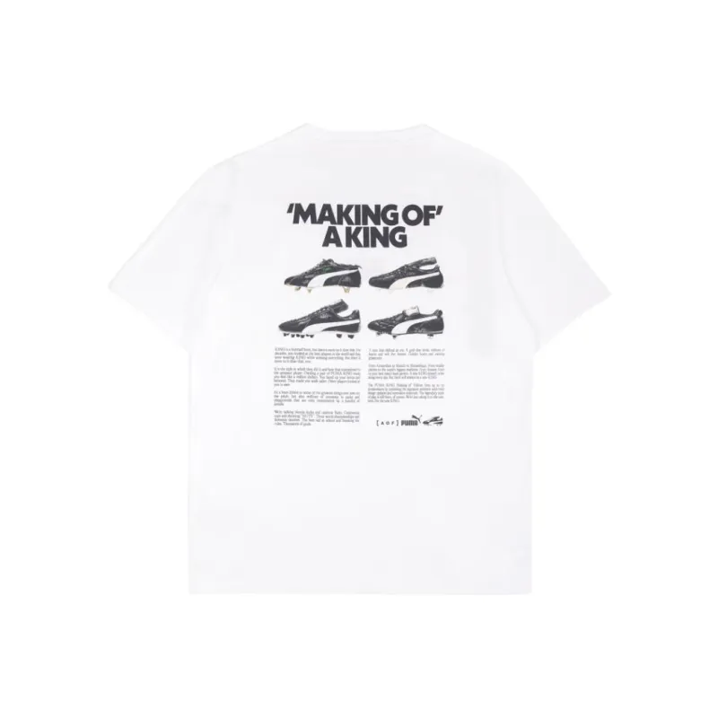 PUMA x Art Of Football Puma X AOF FW23 T Shirt Unisex White-0