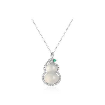Zoo Jewel Chalcedony Jade Necklaces Women's